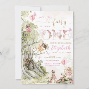 Fairy Garden Birthday Invitation