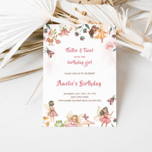 Fairy Garden Birthday Invitation