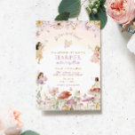 Fairy Garden Birthday Party Invitation<br><div class="desc">Celebrate the birthday girl with this whimsical fairy garden birthday invitation. All of the text is fully editable and can be customised to suit any birthday or event. For more advanced customisation of this design,  simply select the "Customise It" button above.</div>