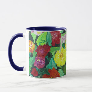 Fairy Garden Flower Painting Art Coffee Mug