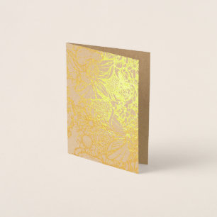 Fairy Garden Gardening Flower Gardens Fairies Foil Card