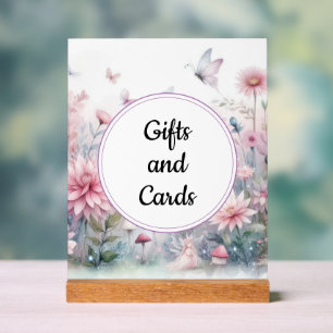Fairy Garden Gifts and Cards Acrylic Sign