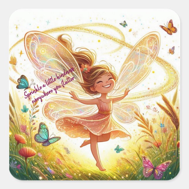 Fairy Garden Kindness Stickers (Front)