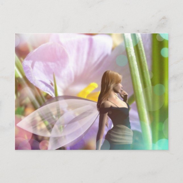 fairy garden magic Postcard (Front)