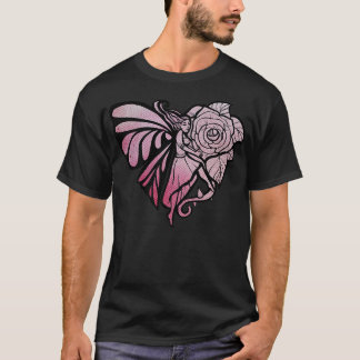 Fairy Garden Pink Rose T-Shirt