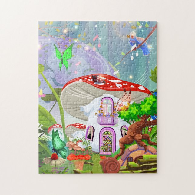 Fairy garden puzzle (Vertical)