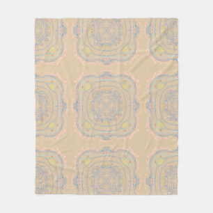 Fairy Garden Rustic Decor Ceiling Tile Design  Fleece Blanket