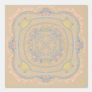 Fairy Garden Rustic Decor Ceiling Tile Design  Wallpaper