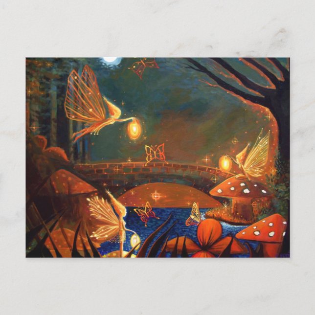 Fairy Gathering Postcards (Front)