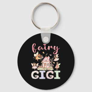 Fairy Gigi Magical Floral Funny Birthday Girl Fair Key Ring