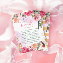 Fairy Girl Baby Shower Book Request