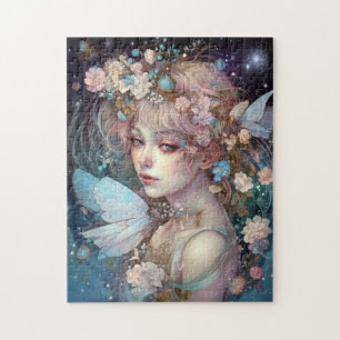 Fairy Girl Fantasy Art Jigsaw Puzzle