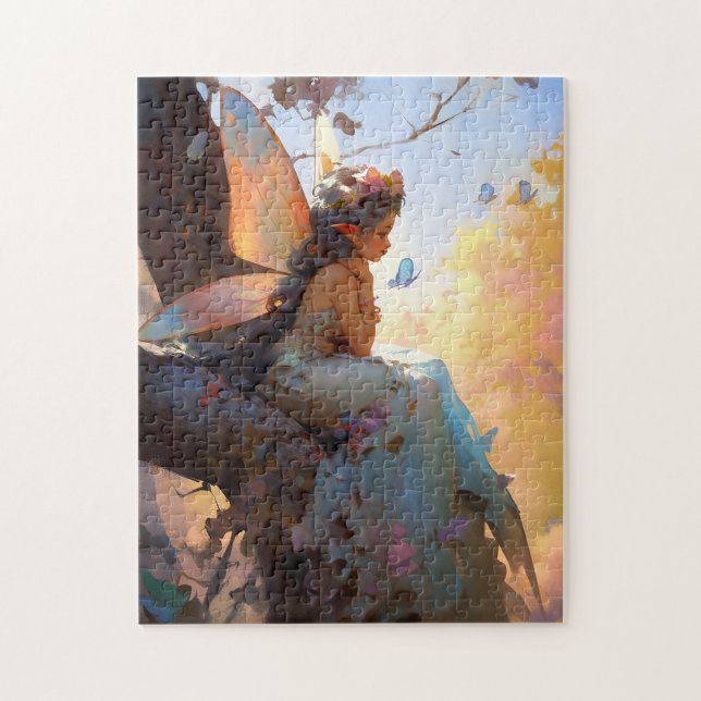 Fairy Girl Fantasy Art Jigsaw Puzzle (Vertical)
