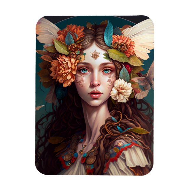 Fairy Girl Fantasy Art Magnet (Vertical)