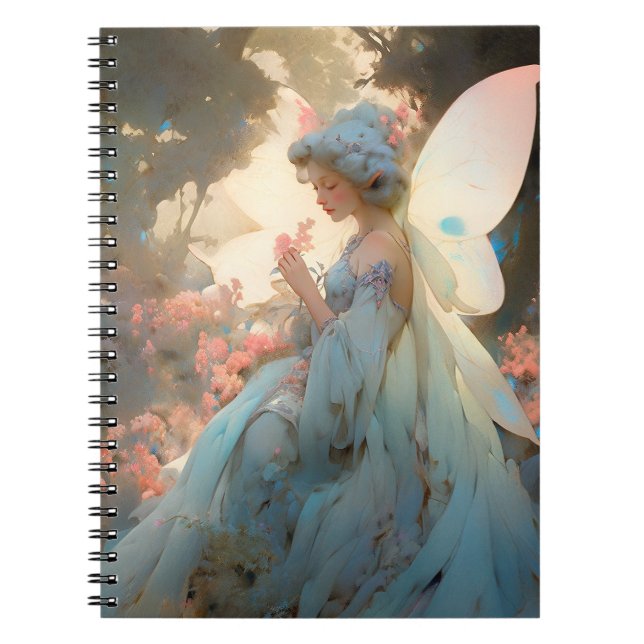 Fairy Girl Fantasy Art Notebook (Front)