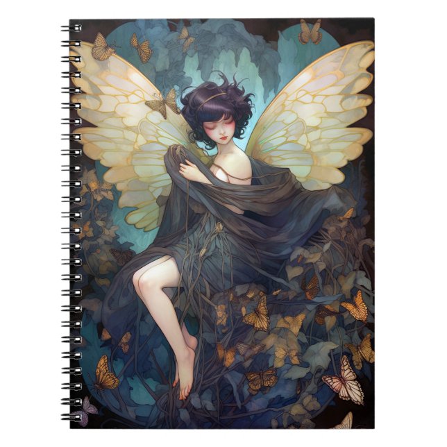 Fairy Girl Fantasy Art Notebook (Front)