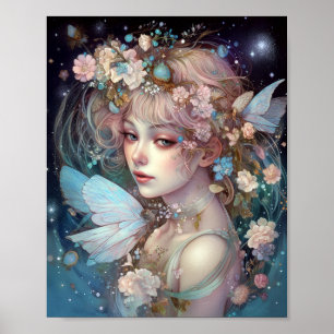 Fairy Girl Fantasy Art Poster