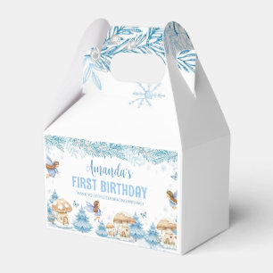 Fairy Girl Winter Wonderland Birthday Favour Box