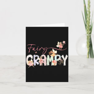 Fairy grampy magical floral birthday girl fairytal card