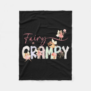 Fairy grampy magical floral birthday girl fairytal fleece blanket