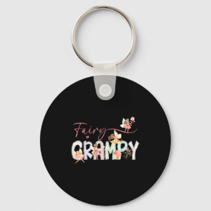 Fairy grampy magical floral birthday girl fairytal key ring