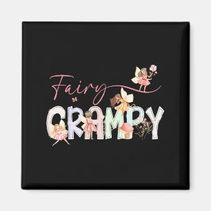 Fairy grampy magical floral birthday girl fairytal magnet