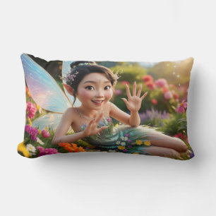 Fairy Greetings Lumbar Cushion
