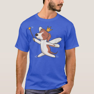Fairy Greyhound Dog Mystical Pet Greyhound Fairy L T-Shirt
