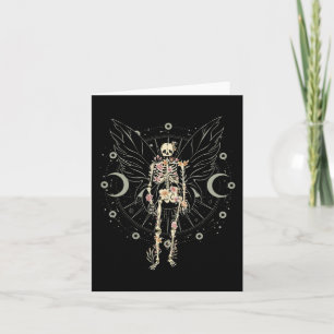 Fairy Grunge Fairycore Aesthetic Butterfly Skeleto Card