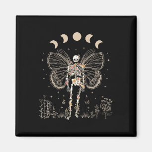 Fairy Grunge Fairycore Aesthetic Butterfly Skeleto Magnet