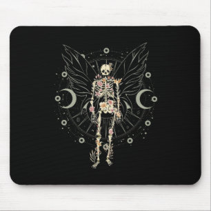 Fairy Grunge Fairycore Aesthetic Butterfly Skeleto Mouse Pad