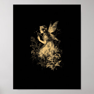 Fairy Grunge Goblincore Cottagecore Fairycore Whim Poster