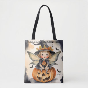 Fairy Halloween Personalised Candy Tote Bag