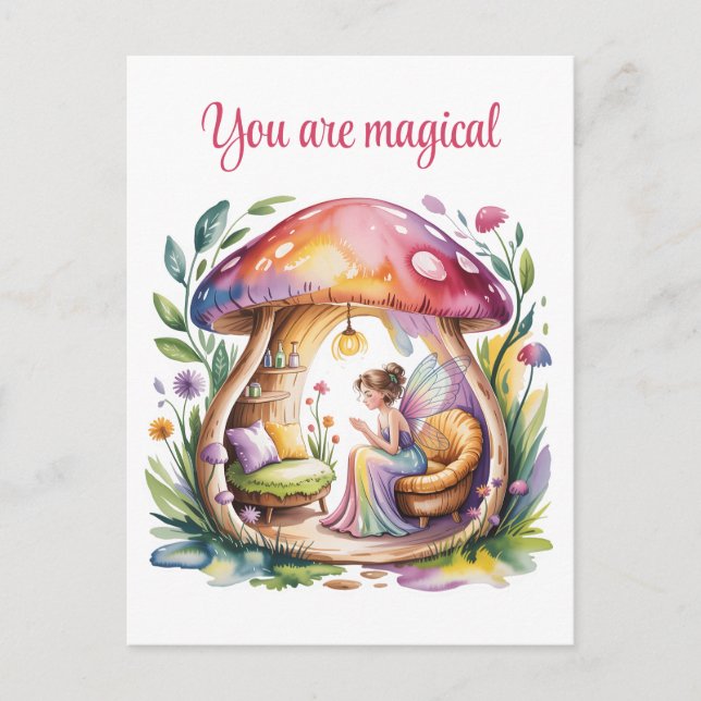 Fairy Holiday Postcard (Front)