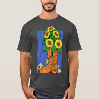 Fairy house in rubber bootFairyhouse   T-Shirt