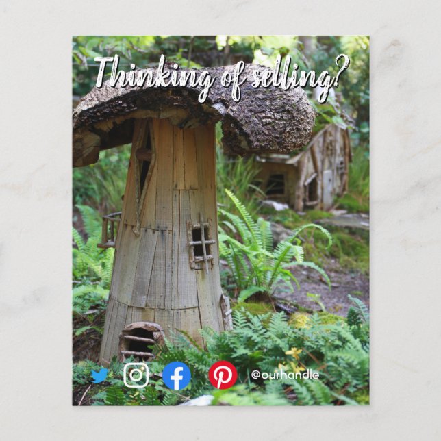 fairy house selling mailer real estate marketing f flyer (Front)