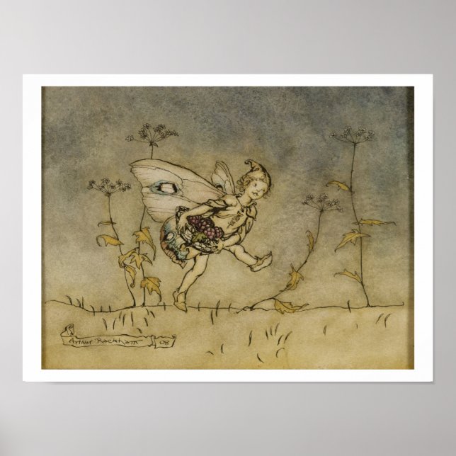 Fairy, illustration from 'A Midsummer Night's Drea Poster (Front)