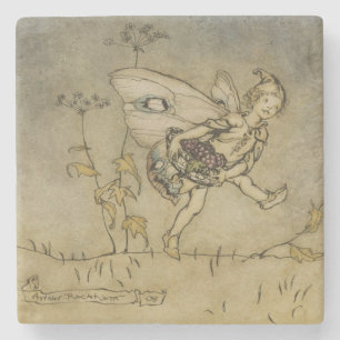 Fairy, illustration from 'A Midsummer Night's Drea Stone Coaster
