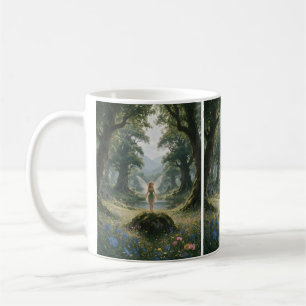 Fairy in Enchanted Forest Coffee Mug