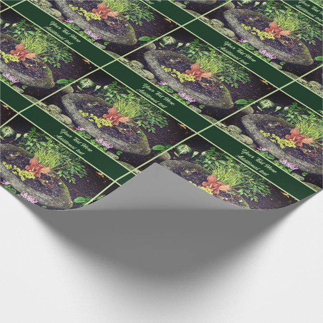 Fairy In Flower Garden Personalised Wrapping Paper (Corner)