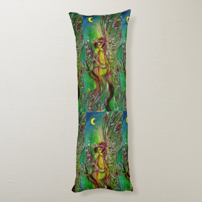 FAIRY IN GREEN BODY CUSHION (Back (Vertical))