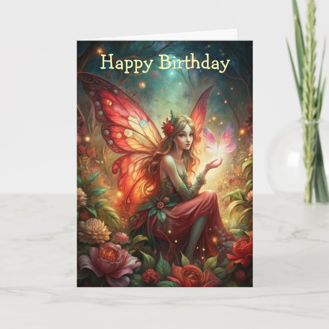 Fairy in Red Card (Front)