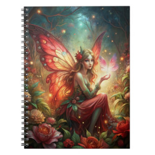 Fairy in red notebook