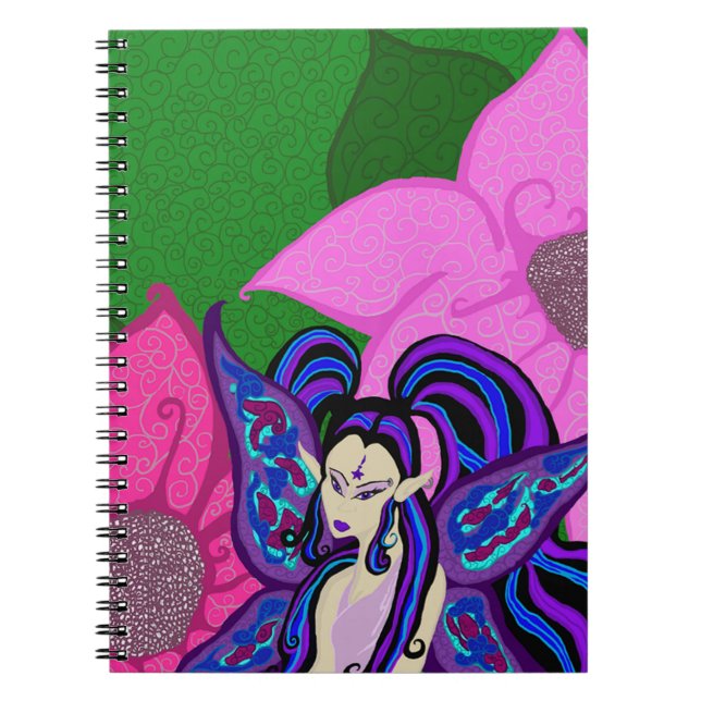 Fairy In The Flowers Notebook (Front)