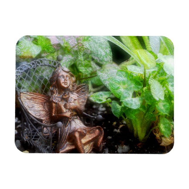 Fairy In The Garden Magnet (Horizontal)