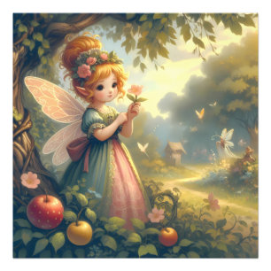 Fairy In The Garden Photo Print