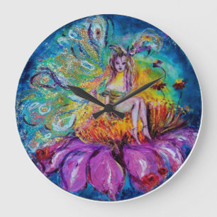 FAIRY IN THE NIGHT LARGE CLOCK