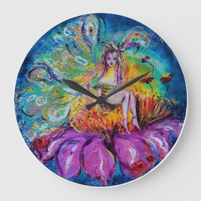 FAIRY IN THE NIGHT LARGE CLOCK (Front)