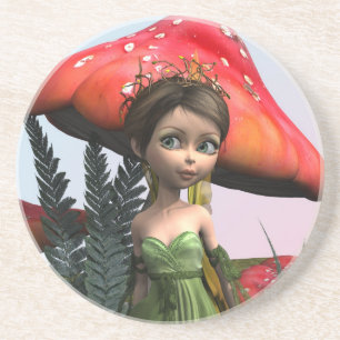 Fairy in Woodland Coaster