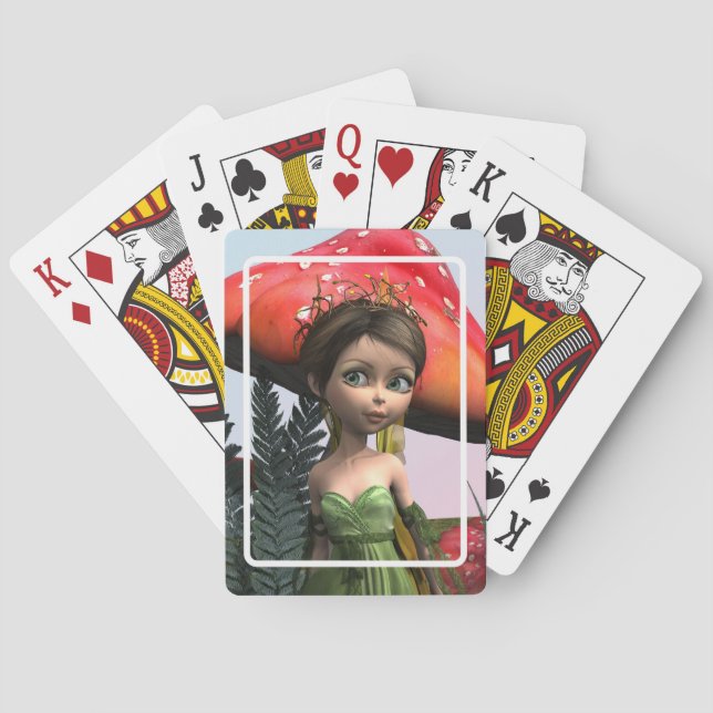 Fairy in Woodland Playing Cards (Back)